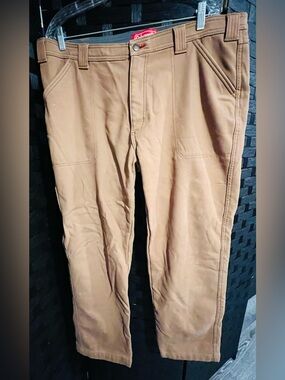 Coleman Men's Khaki Work Chinos in Brown